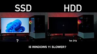 SSD vs HDD, Windows 11