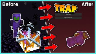 Dream Style Trap That ANYONE Can Use in Minecraft Manhunt