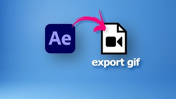 After Effects Export GIF with transparent background