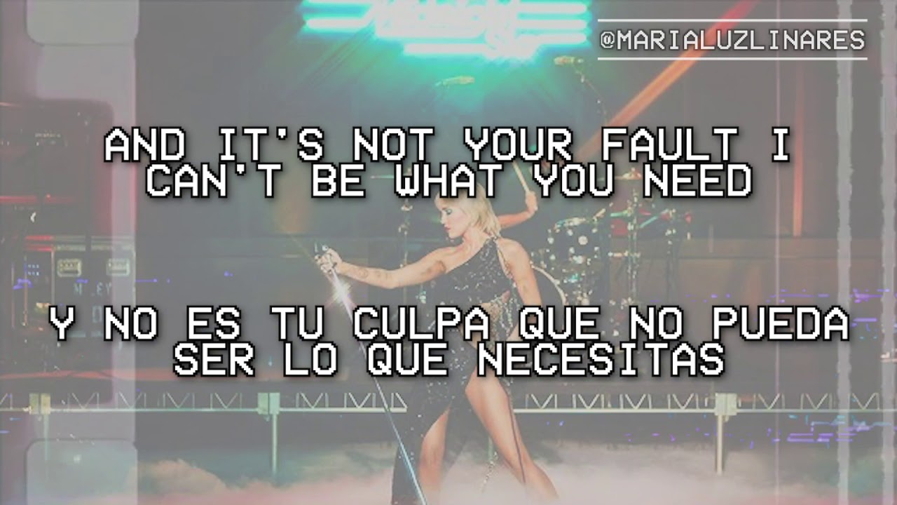 😇 angels like you miley cyrus (lyrics/español) 😇 YouTube