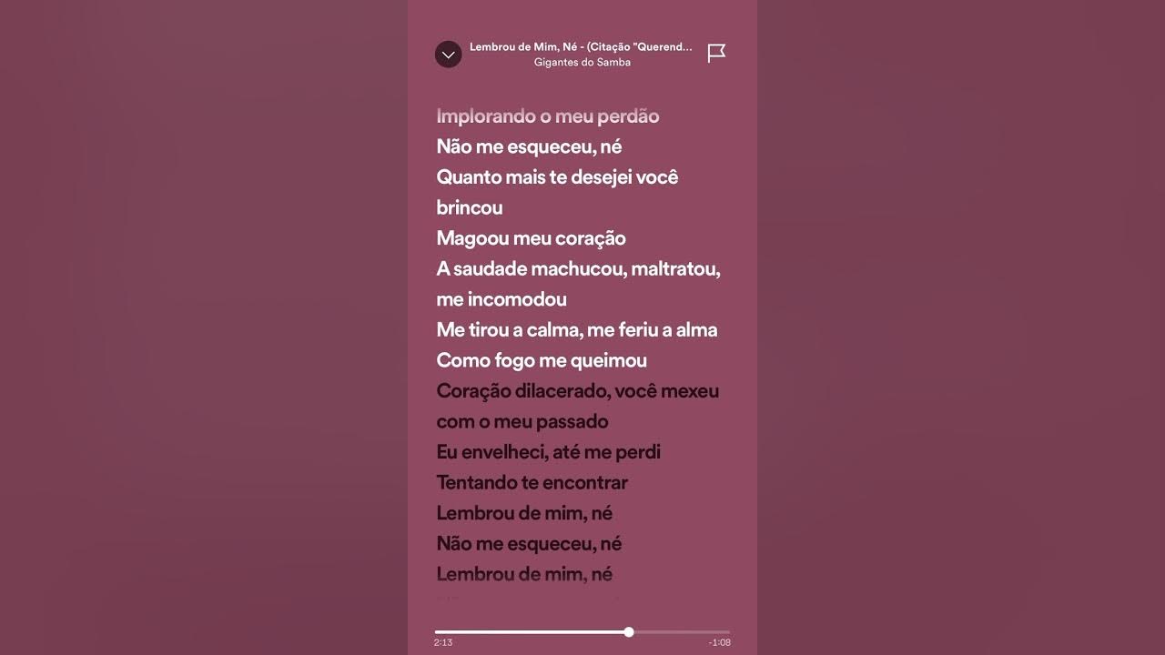 Banda Raça Negra - Lembrou de mim né? Não me esqueceu né