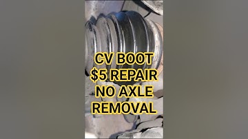 Hoe u de CV-hoes repareert - U hoeft de as niet te verwijderen