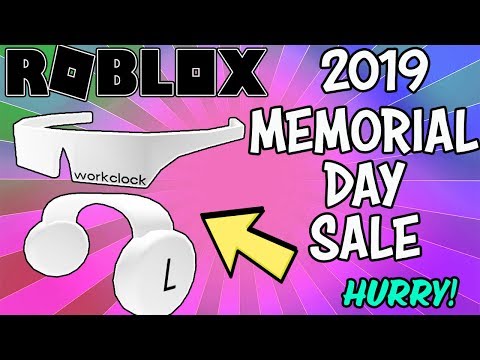 Workclock Headphones And Shades On Sale For Memorial Day 2019 Roblox Hurry Youtube - workclock shades shirt roblox