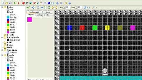 Tutorial Gmaker Brick Attack Game Part 3 of 3
