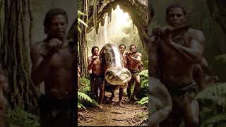 Early Human Catching Biggest Python Snake