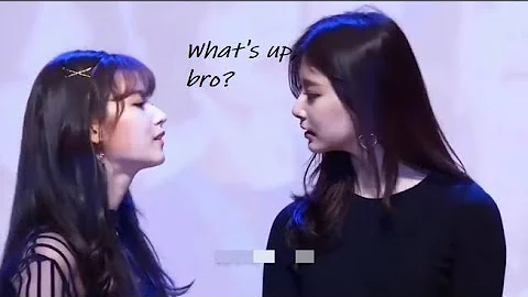 Sana likes to smell Tzuyu's neck😬