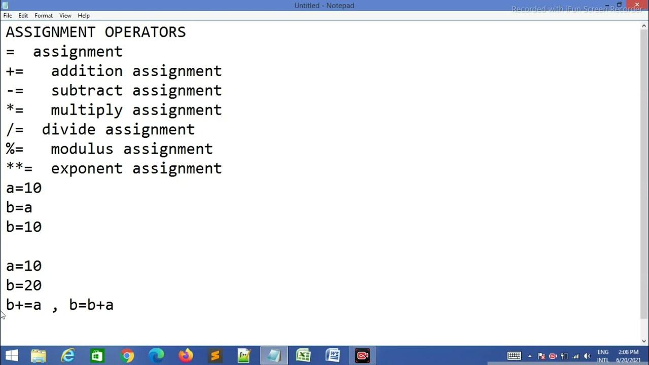 Assignment operators in javascript || V3 Coding Helper || JS ...