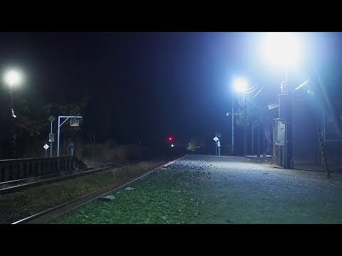 【廃止間近】宗谷本線雄信内駅 夜霧の中を走る稚内行き最終列車