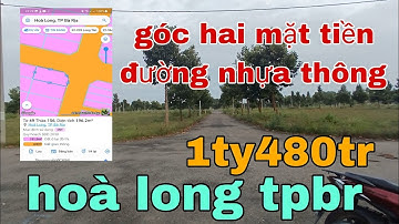 SIÊU PHẨM GÓC HAI MẶT TIỀN ĐƯỜNG NHỰA THÔNG. GIÁ CỰC NGỘP CHỈ 1TY480