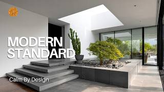 How Monolithic Interiors Use One Texture to Create Pure Calm in Modern Architecture