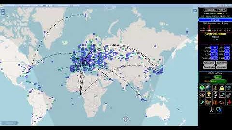 GridTracker, FT8 spot visualization