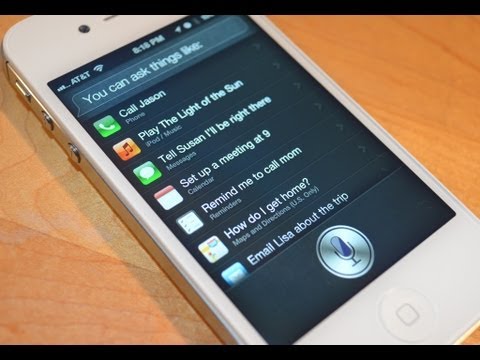 Apple iPhone 4S: Siri Walkthrough and Review