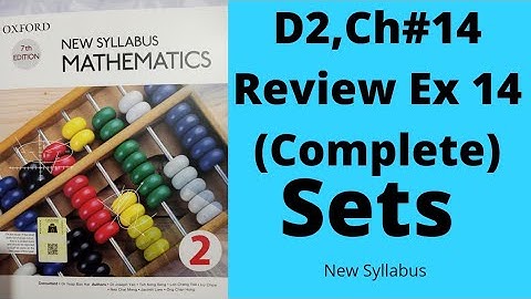Oxford Mathematics 2, D2, NSM, Ch no 14, Sets,Review Ex 14,  Complete,#8thclass, #igcse #olevels