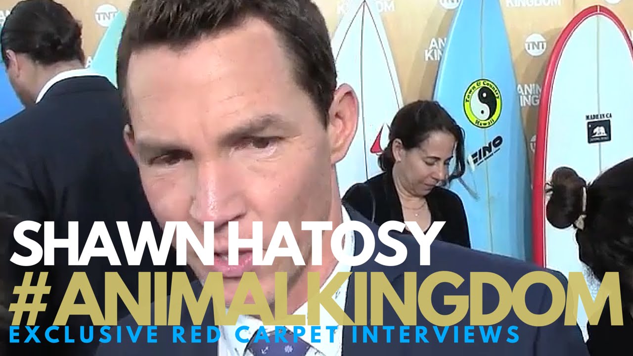 Shawn Hatosy interviewed at TNT's "Animal Kingdom" Premiere Event 