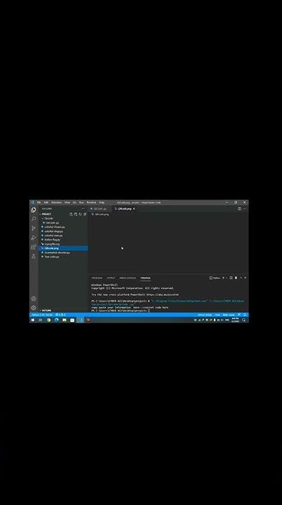 #shorts How we create| generate Qr Code using python #shorts - YouTube