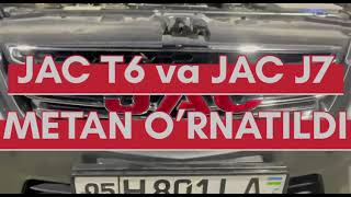 JAC T6 va JAC J7 Метан пропан ўрнатиш Навоий ☎️+998972289595 