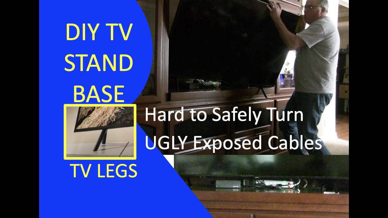 DIY TV Base / Stand for Entertainment Centers - Hide ...