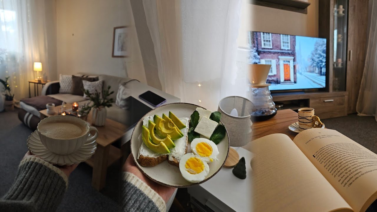 Уютный, снежный декабрьский день ☃️ | Утренние развлечения, Новая кофемашина, Декабрьское настроение