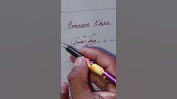 1. Imran Khan Signature Design | Stylish Handwriting2. How to Write Imran Khan’s Signature
