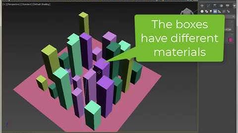Sketchfab exporter tutorial, separate materials
