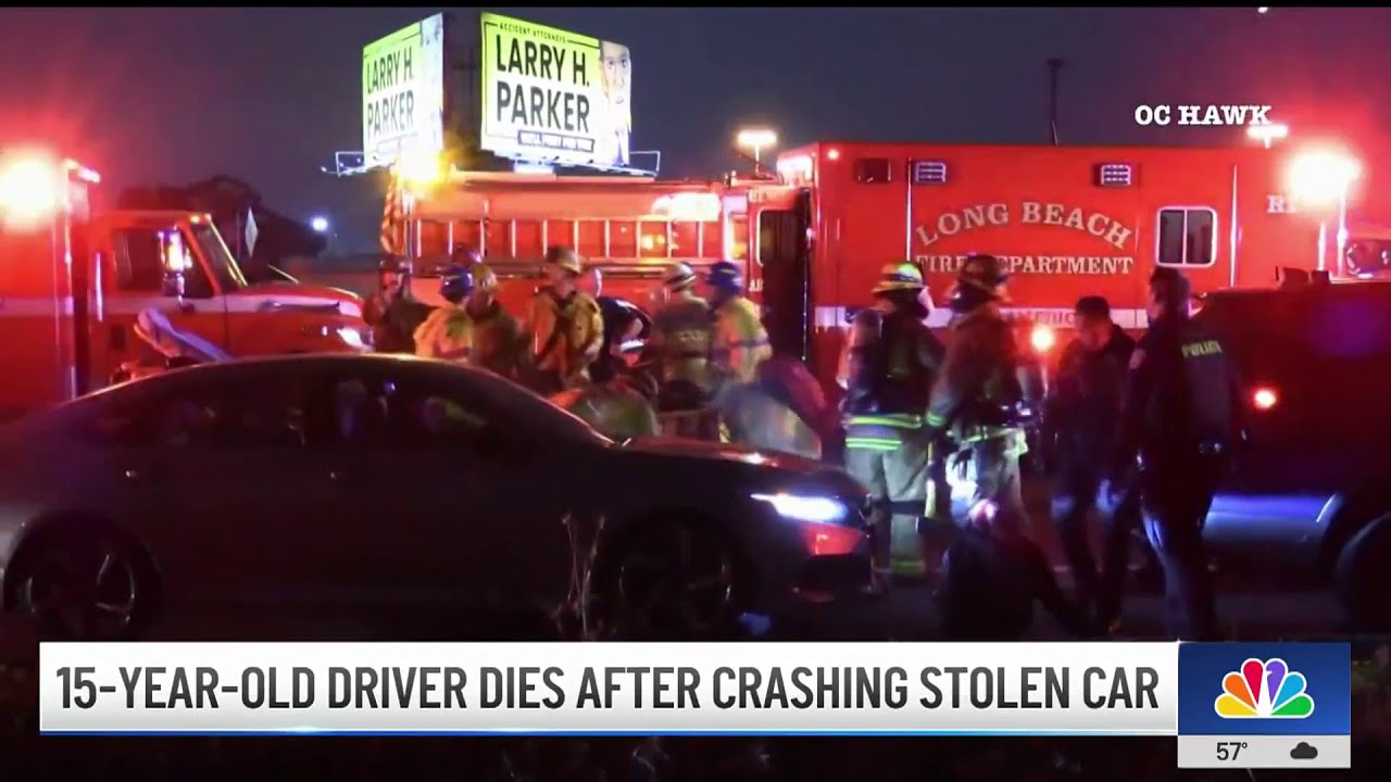 15-year-old driver dies after crashing stolen car - YouTube