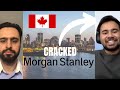 Morgan stanley interview experiance ft meet mehta  concordia university  montreal quebec canada