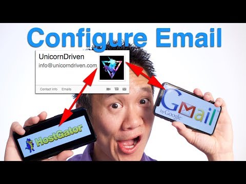 How To Configure Hostgator Email with Gmail in 2020!  And setup a Profile Picture!