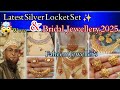  Bridal Jewellery 2025 | Latest Silver Locket Set | Chandi Jewellery Price &amp; Weight. #waniyaswonder 