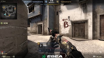 CS:GO - Dont leave bomb, are you stupid? 1v3 ninja defuse...