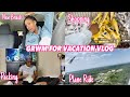 GRWM FOR VACATION VLOG | HAIR | NAILS | EYEBROWS | PACK W/ ME