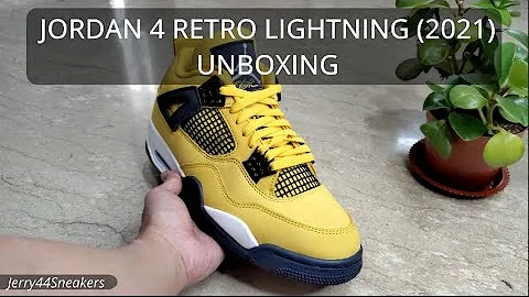 [Unboxing] Jordan 4 Retro Lightning (2021)