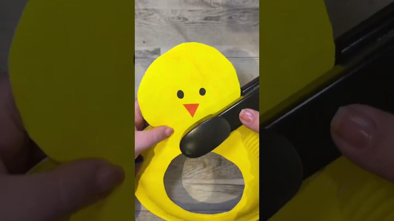 🐥🐣🐥🐣🐥Paper plate Easter Chick 💛💛💛💛💛 