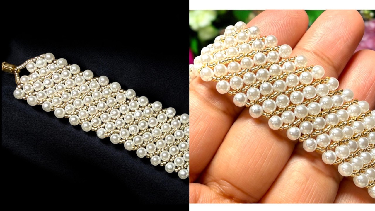 Handmade Pearl Bracelet – Step by Step Guide