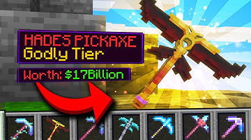 SECRET CUSTOM PICKAXE IS INSANELY OP! | Minecraft Prisons