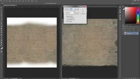 Create tileable textures from photos using Photoshop