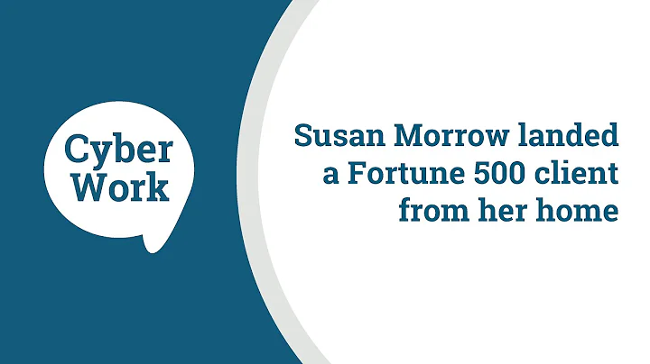 Susan Morrow landed a Fortune 500 client working f...