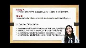 Appropriateness and Alignment of Assessment Methods to Learning Outcomes