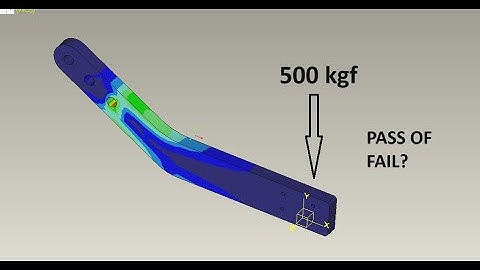PTC Creo Simulate Tutorial! Real example for the beginners
