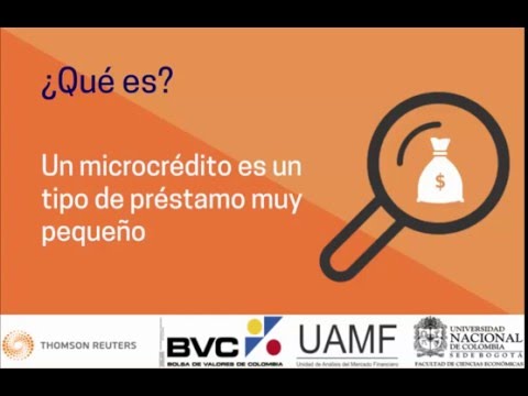 Video: Qué Son Los Micropréstamos. Tipos De Microcréditos