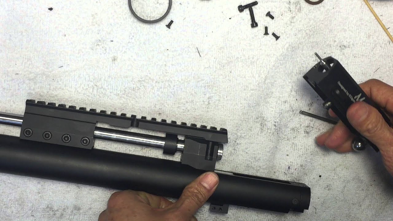 Edgun Morana .25 breech removal - YouTube