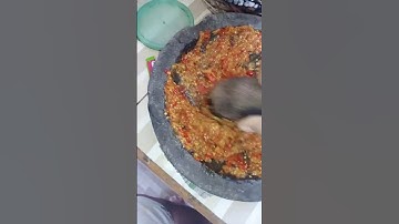 Cara membuat sambal acan banjar
