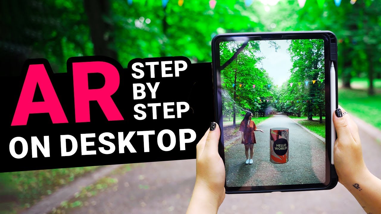 AR on desktop - create your own visualizations - YouTube
