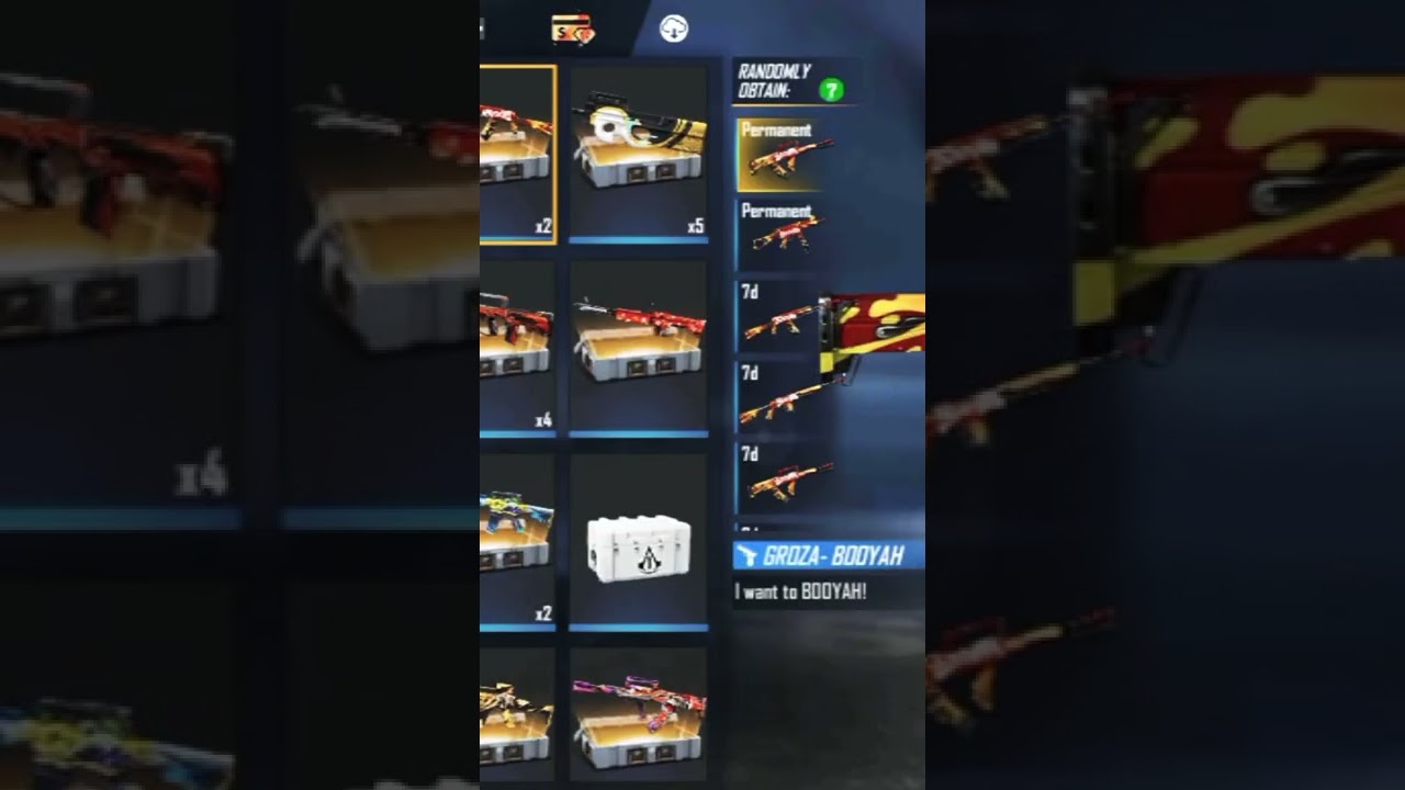 open all weapon loot crate 😱🔥🔥//