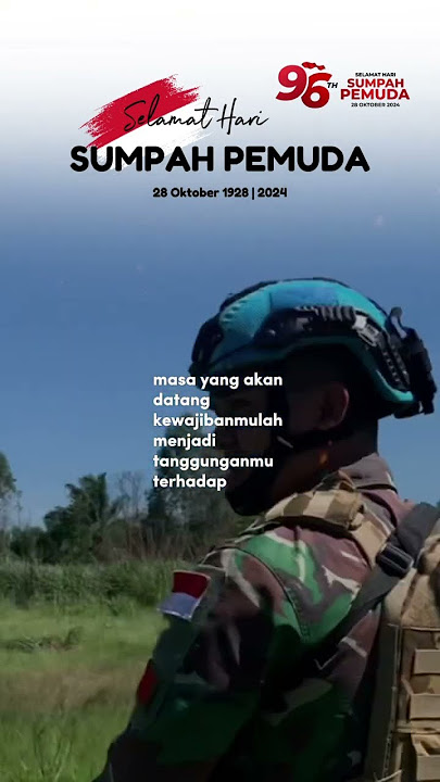 Selamat hari sumpah pemuda 🇮🇩💪🏻 #army #shortvideo #tni #peacekeeper