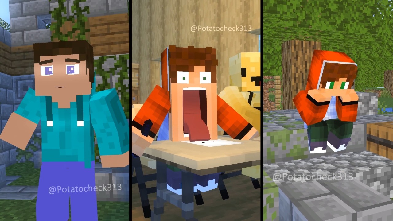 When you re in math class | Minecraft Mix #minecraft