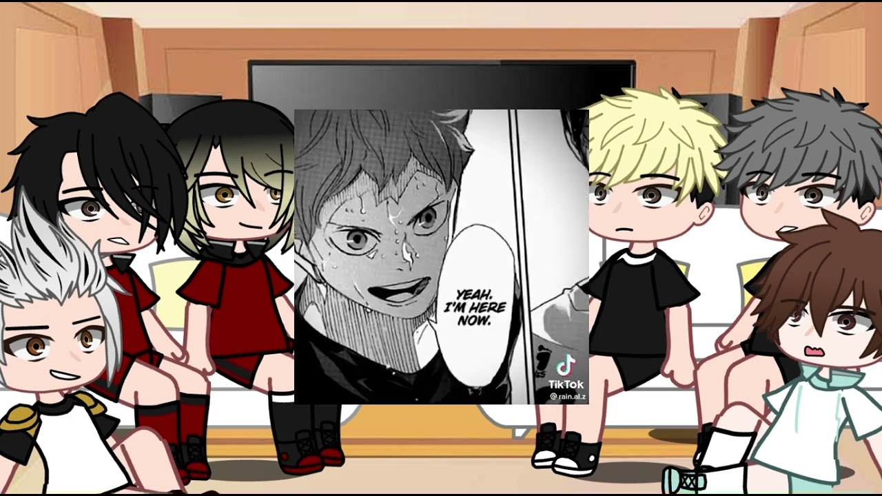 haikyuu react to hinata shoyo / ship:all-hinata / me au