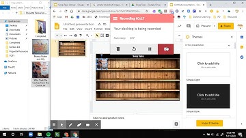 Creating a Library with Google Slides