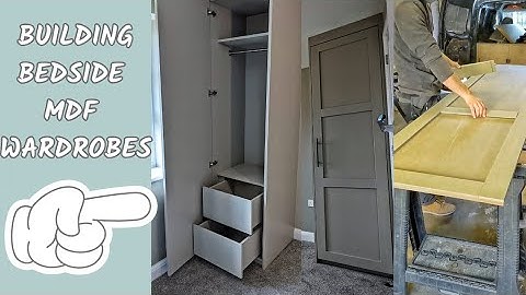 Bedside MDF wardrobes