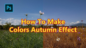 Photoshop Tutorial - How To Make Colors Autumn Effect