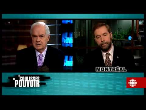 Les coulisses du pouvoir - Entrevue Thomas Mulcair